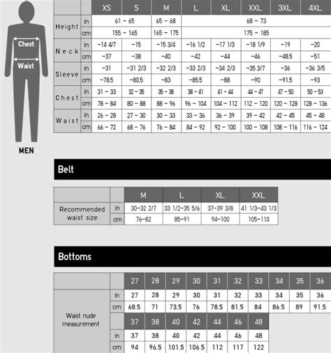 uniqlo women's size chart